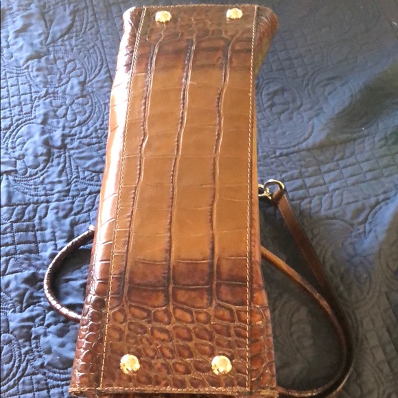 Hamilton Ew Crocodile Embossed Medium Satchel - Picture 5 of 6